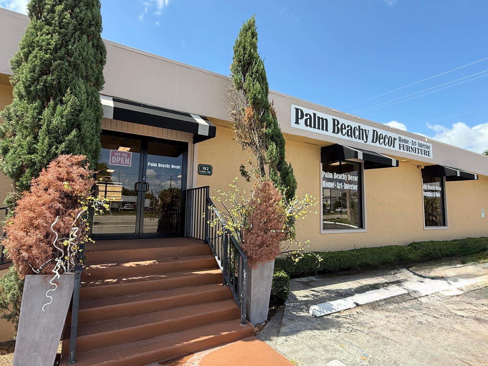 Our shop outside 182 Glades Rd, Boca Raton